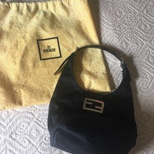 Vintage black Fendi handbag